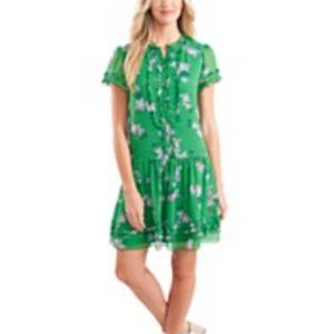 CeCe Ruffled Floral Yoryu Dress